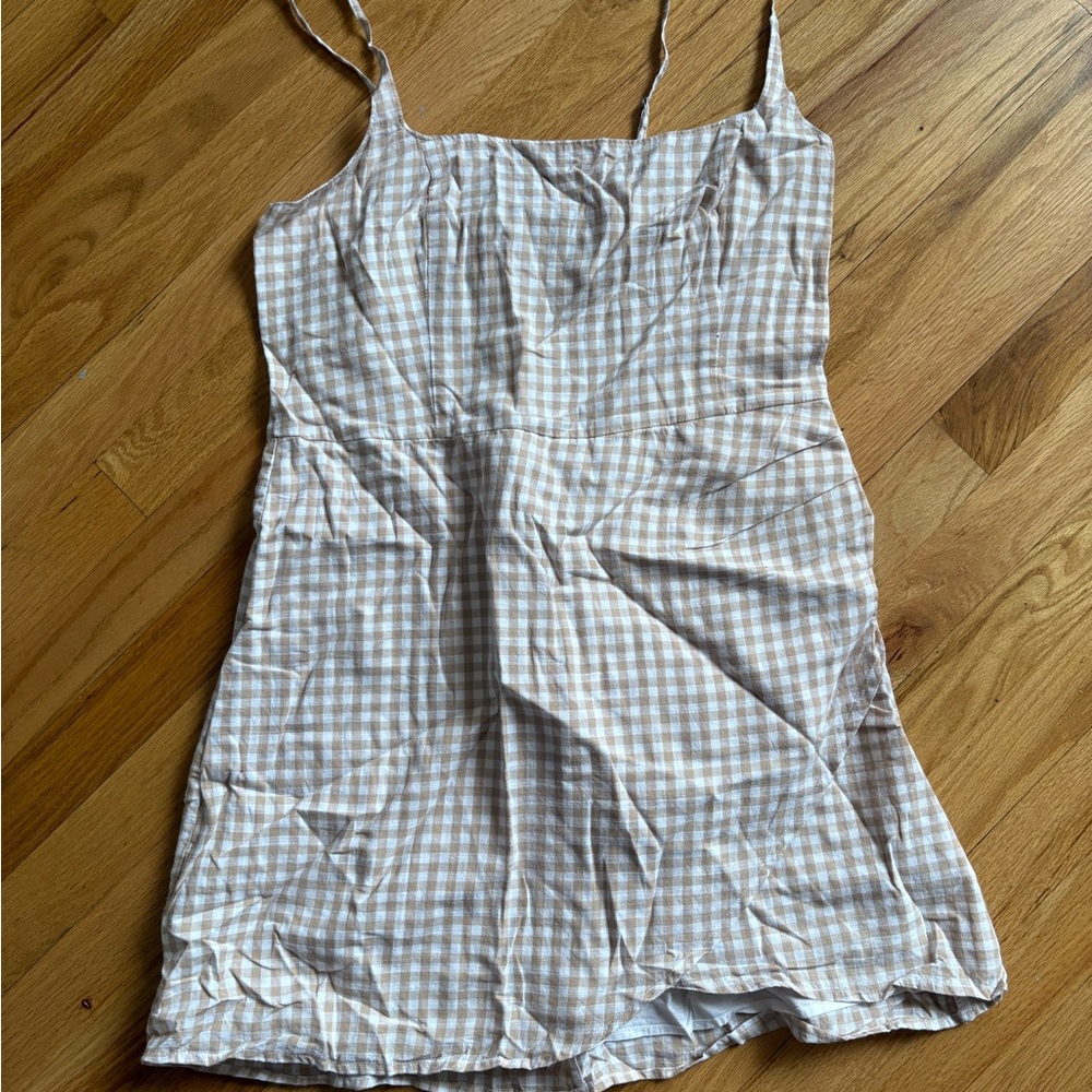 Abercrombie & Fitch White Smocked Top
